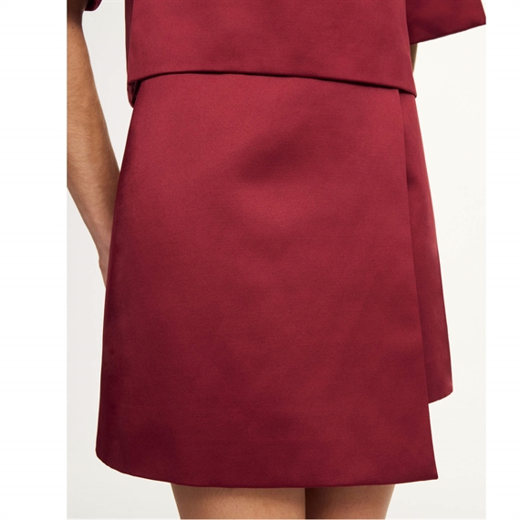 By Malene Birger Raye Mini Nederdel, Cabernet 